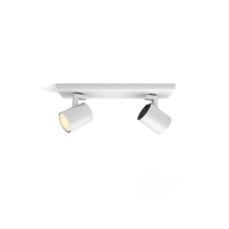 Philips Hue Runner Double Spotlight | Tunable White LED 305mm| Smart Ceiling Spot Light Bar - White